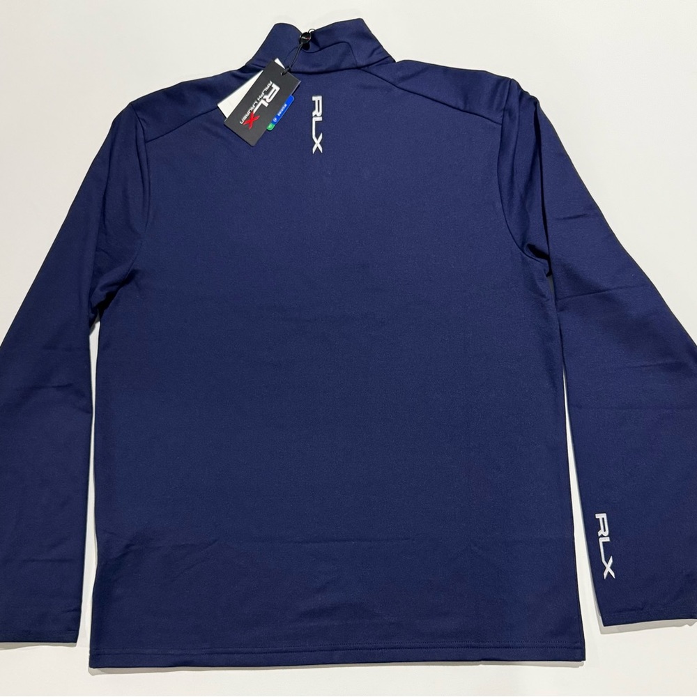 RLX Ralph Lauren Long Sleeve Tech Jersey 1/2 Zip Mens Pullover - Picture 4 of 7